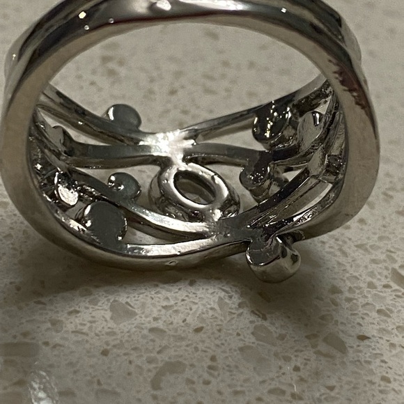stunning sterling silver over copper ring with zicron Stones a… - Picture 15 of 15